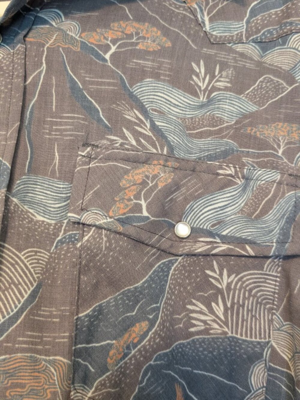 Western Aloha Floral Shirt Size XL - Picture 2 of 6